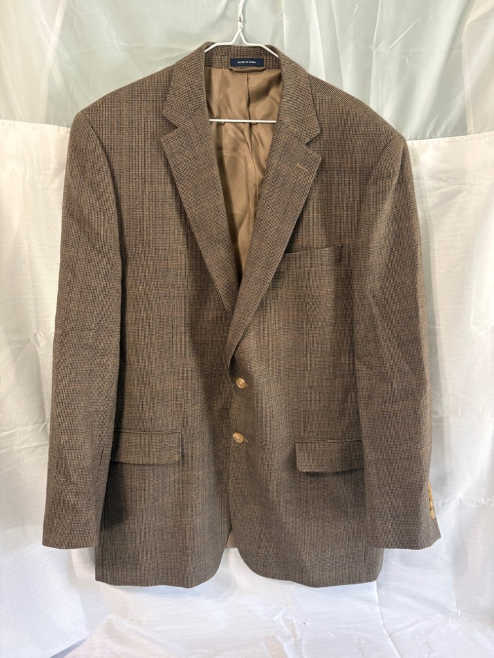 Ralph Lauren Brown Herringbone Sport Coat